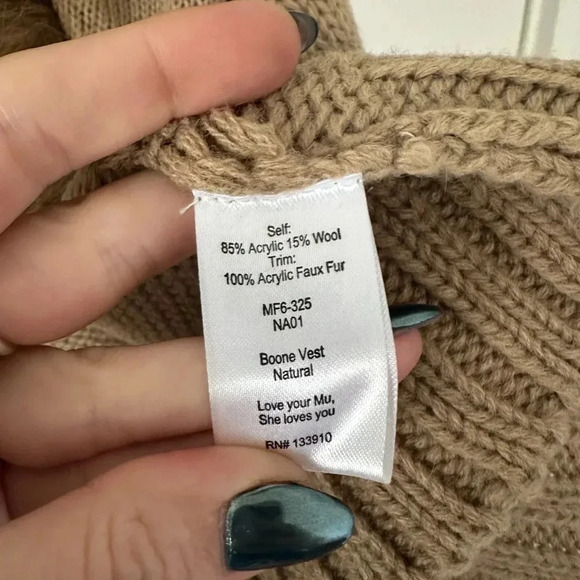 Show Me Your Mumu Mellow Sweater Vest/Cardigan - Picture 6 of 6